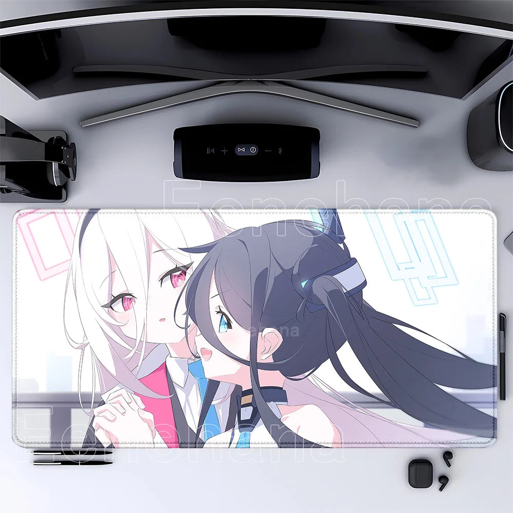 HD printing Tendō Kei Blue Archive Gaming Mousepad 400x900mm Anime girl key Mouse Pad PC Keyboard Office accessories XXL DeskMat