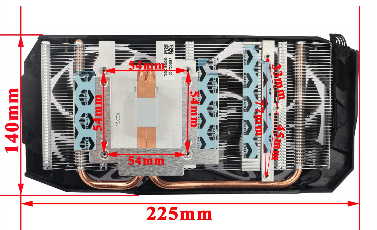 88MM T129215SU RX5600XT Graphics Card Cooling Heatsink For Gigabyte RX 5600 XT WINDFORCE Graphics Card Replacement Heat Sink