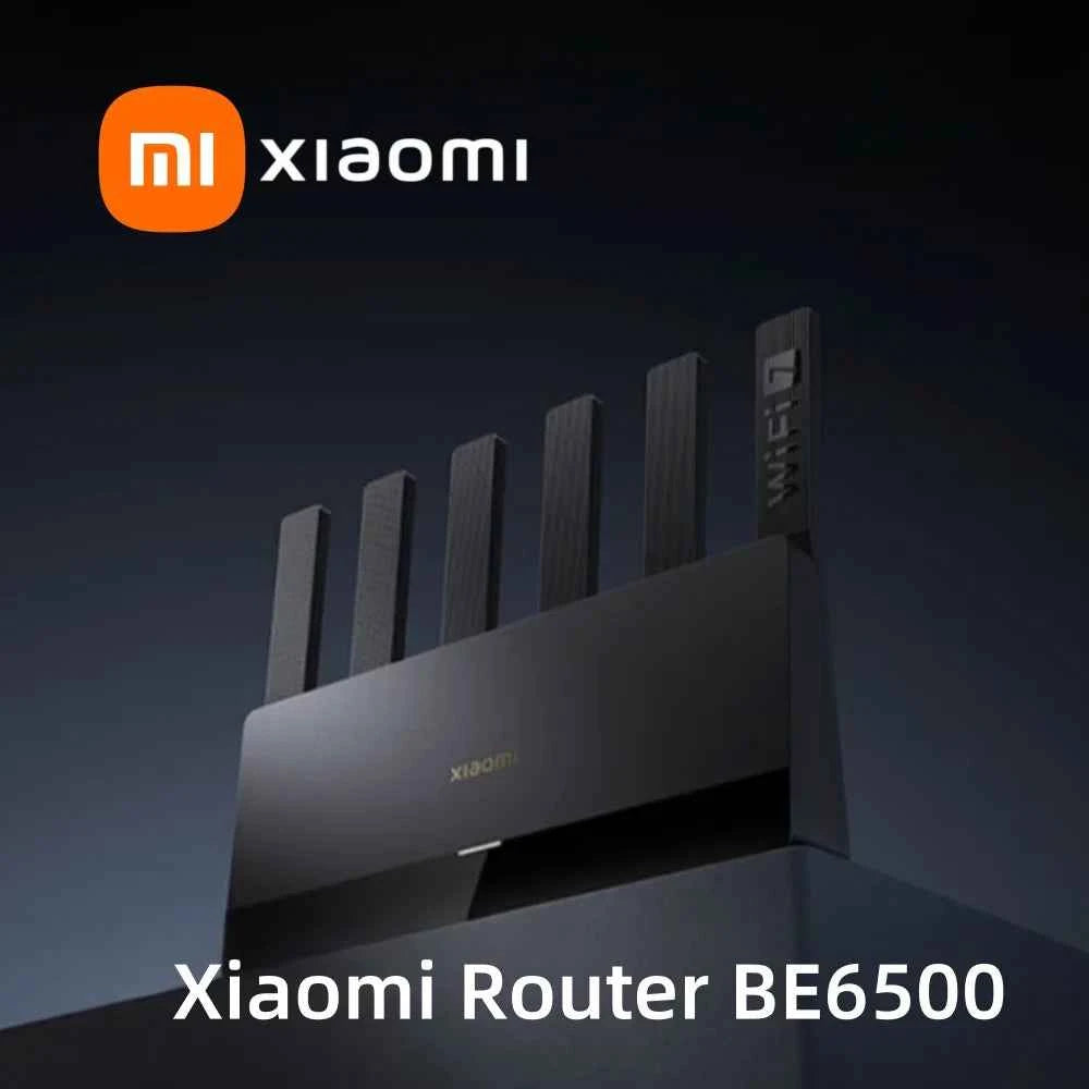 Xiaomi Router BE6500 Quad Nucleus Wifi7 6500Mbps 2.5G Ethernet Port Dual Frequency 2.4/5GHz 6 Independent Signal Amplifiers Mesh