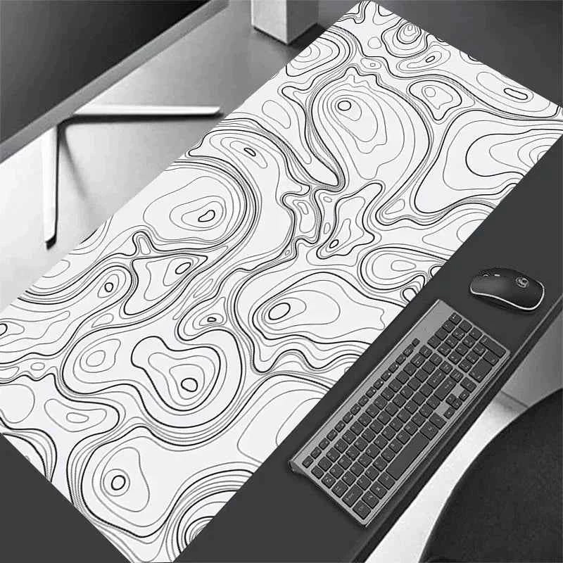 Computer Mouse Pad Strata Liquid Gaming PC Deskmat Laptop Pc Accessory Non-slip soft Mat XXL size Mousepad Large 900x400 Mats