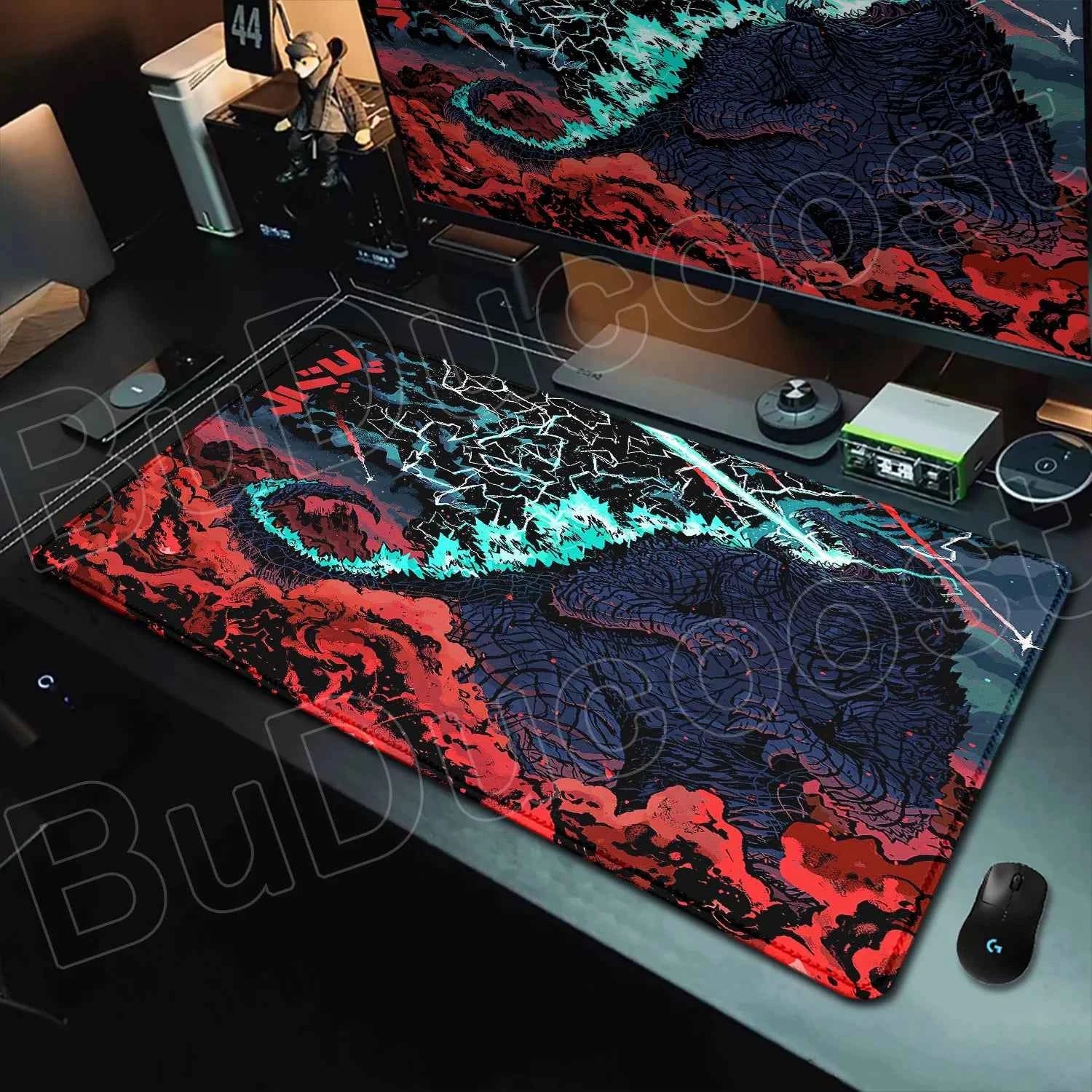 G-Godzillaes Mouse Pad Personalized Pattern 900x400mm XXL Lockedge Office Laptop Game Computer Desk Mat Table Keyboard Mouse Pad