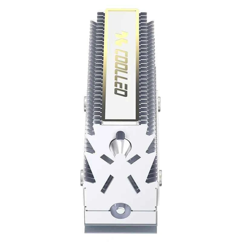 COOLLEO HR-09 M.2 2280 SSD Heatsink Fully Electroplated Reflow Welding AGHP HeatPipe 2280 NVMe SSD Cooler