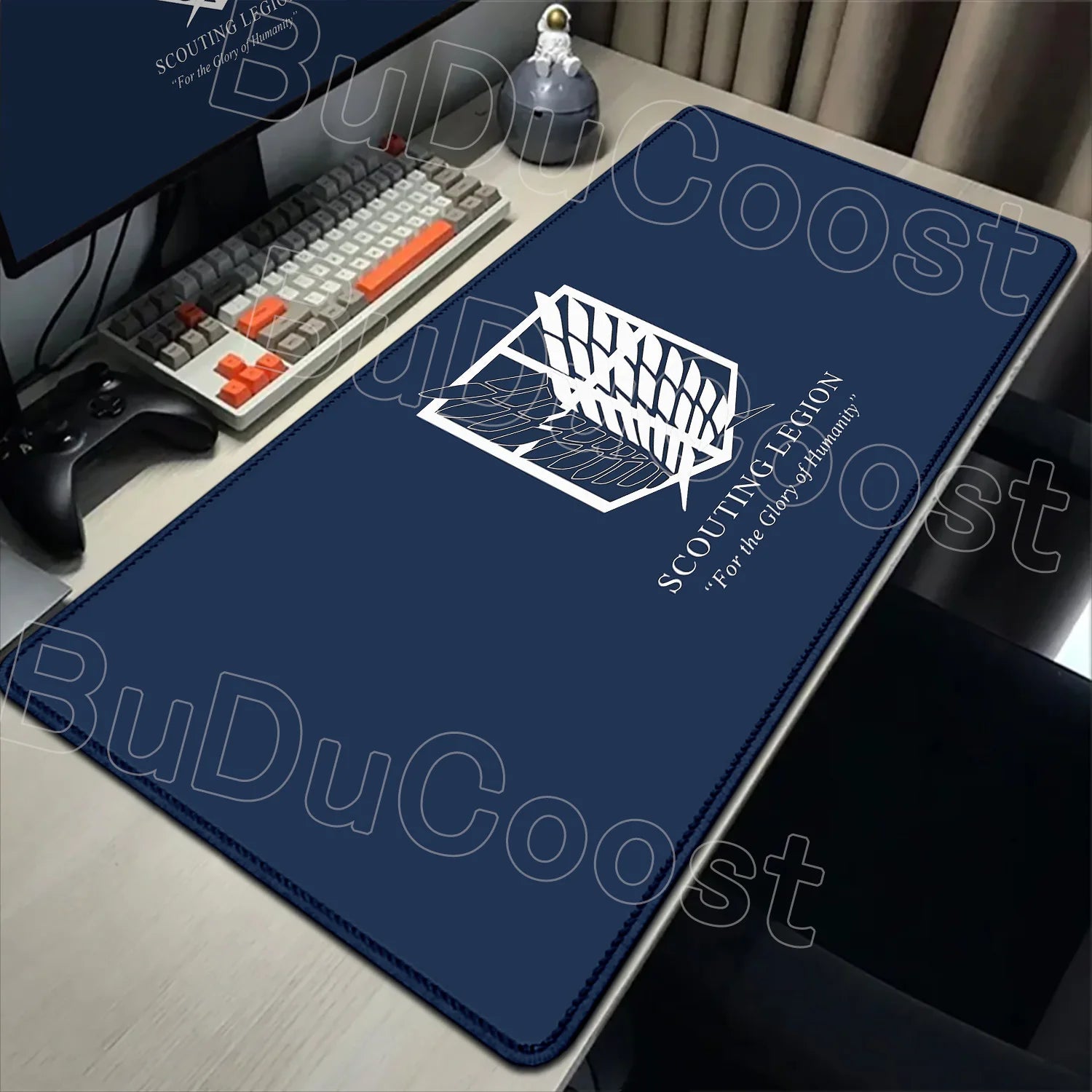 New Mousepad Anime Attack on Titan Mouse Pad Gaming Accessories PC Keyboard Large Rubber Non-slip Desk Mat Computer Table Carpet