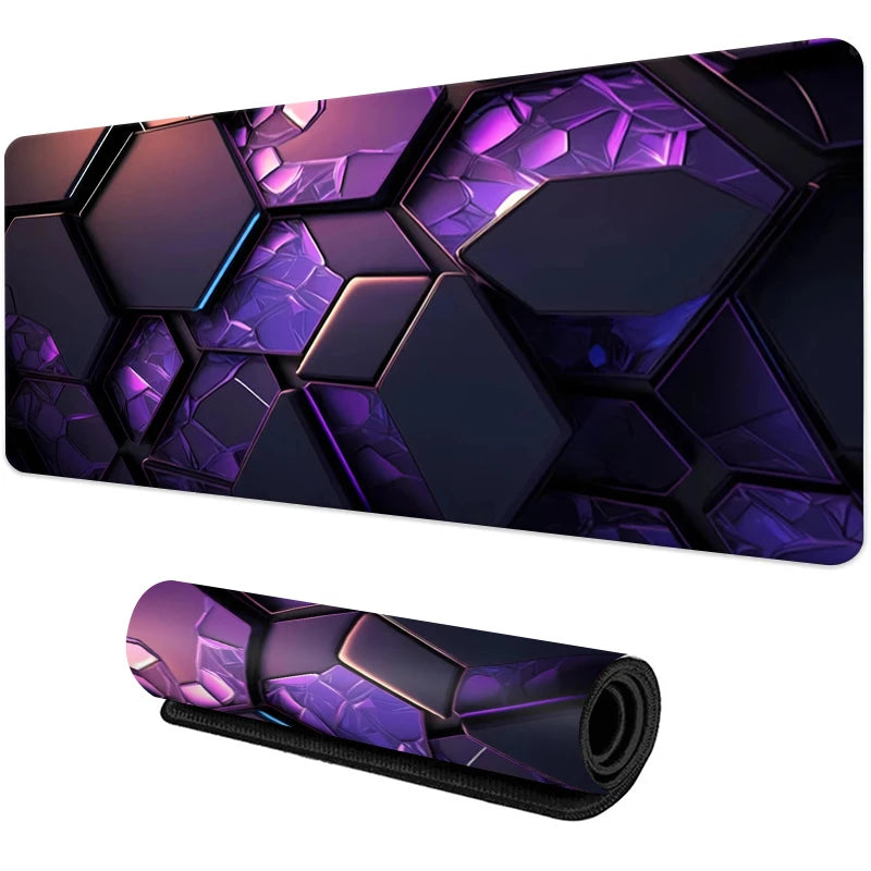 New Cool Geometric Pattern 3D Mouse Pad Computer Laptop Mouse Pad Office Large Gaming Mousepad Rubber Bottom Non-Slip Desk Mat