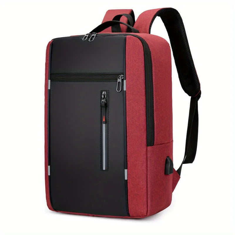 Man Travel Backpack Laptop Backpack with Charging Port Oxford Cloth Backpack Casual Daypacks Large Capacity Backpack