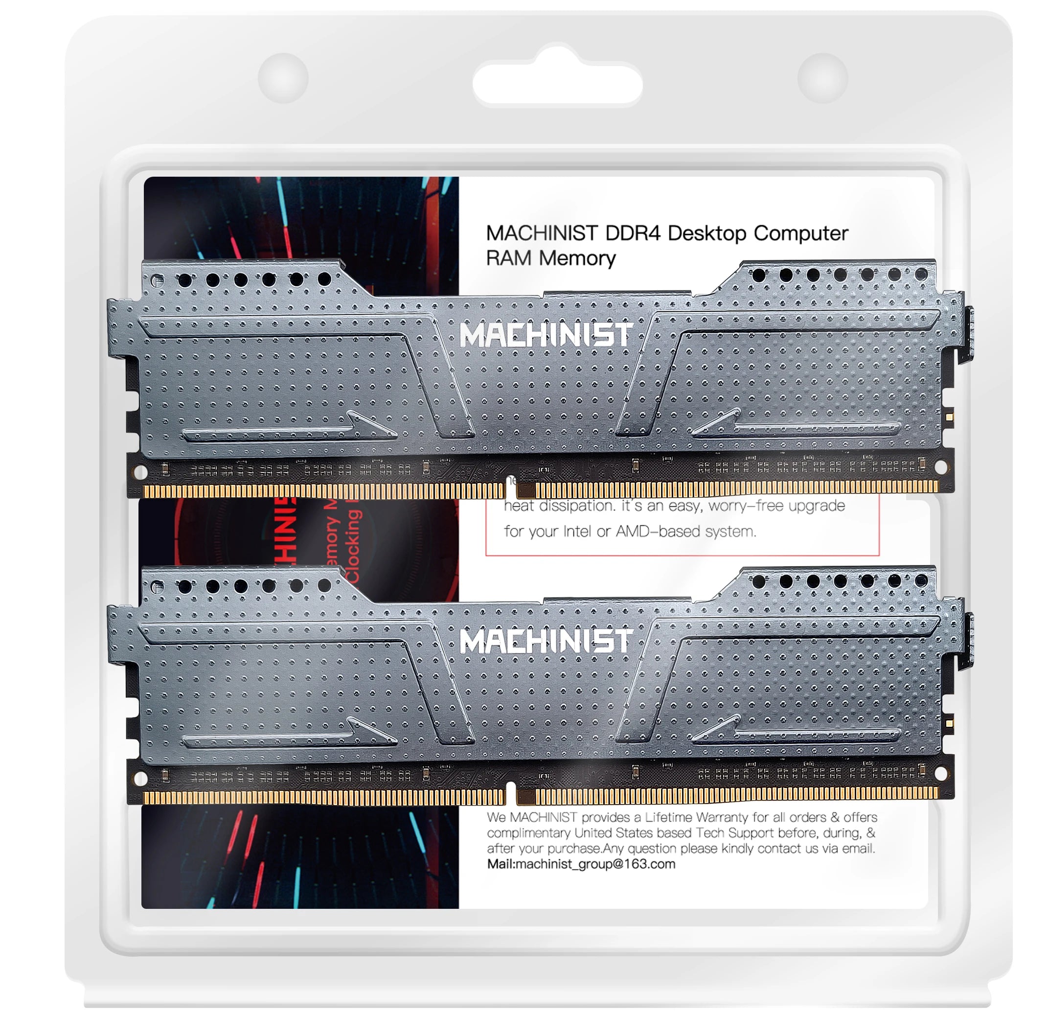 MACHINIST X99 Kit 8GB 16GB 32GB DDR4 Memory With Heat Sink - WinSupport Tech