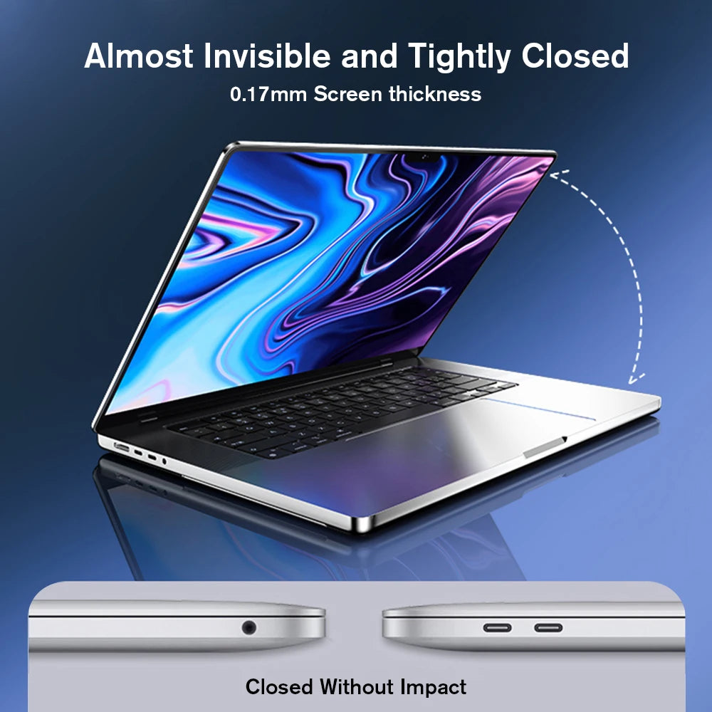 New Magnetic Privacy Filter for Macbook Air 13 Air 15 M3 M2 M1 Pro 13 14 16 Inch Screen Protector Film Anti-spy Anti-peep/Glare