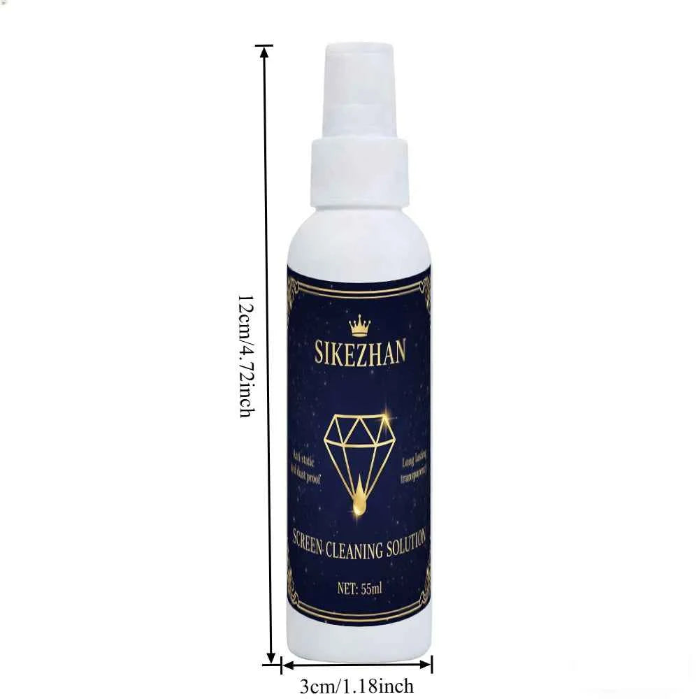 Universal Screen Cleaner Spray Kit with Polishing Cloth for Computer Laptop Monitor TV Phone LCD LED Dust Fingerprint Remover