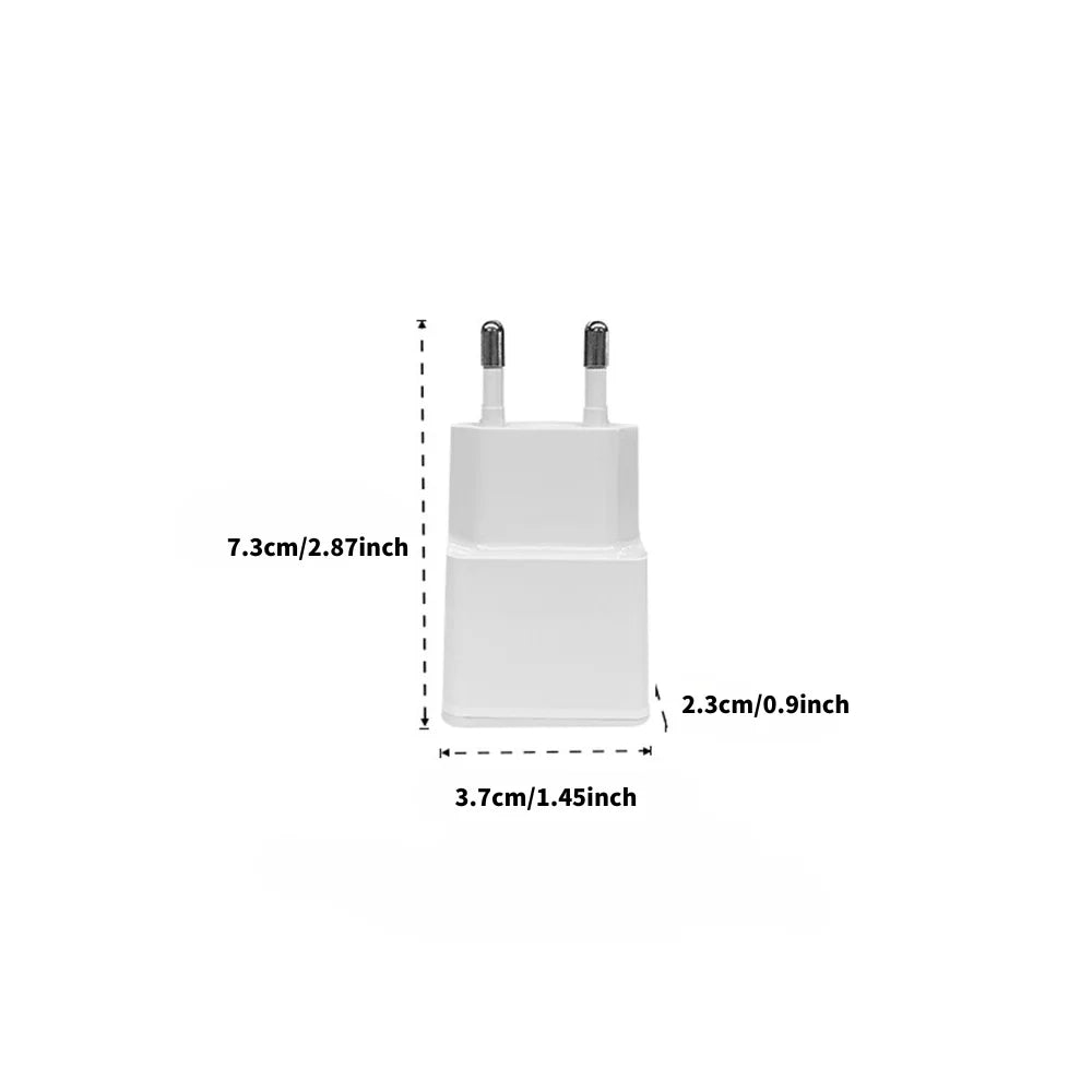 2 PCS 10W USB Wall Charger 5V 2A Power Adapter Universal CE Certified USB Cell Phone Charger Compatible with Samsung Galaxy