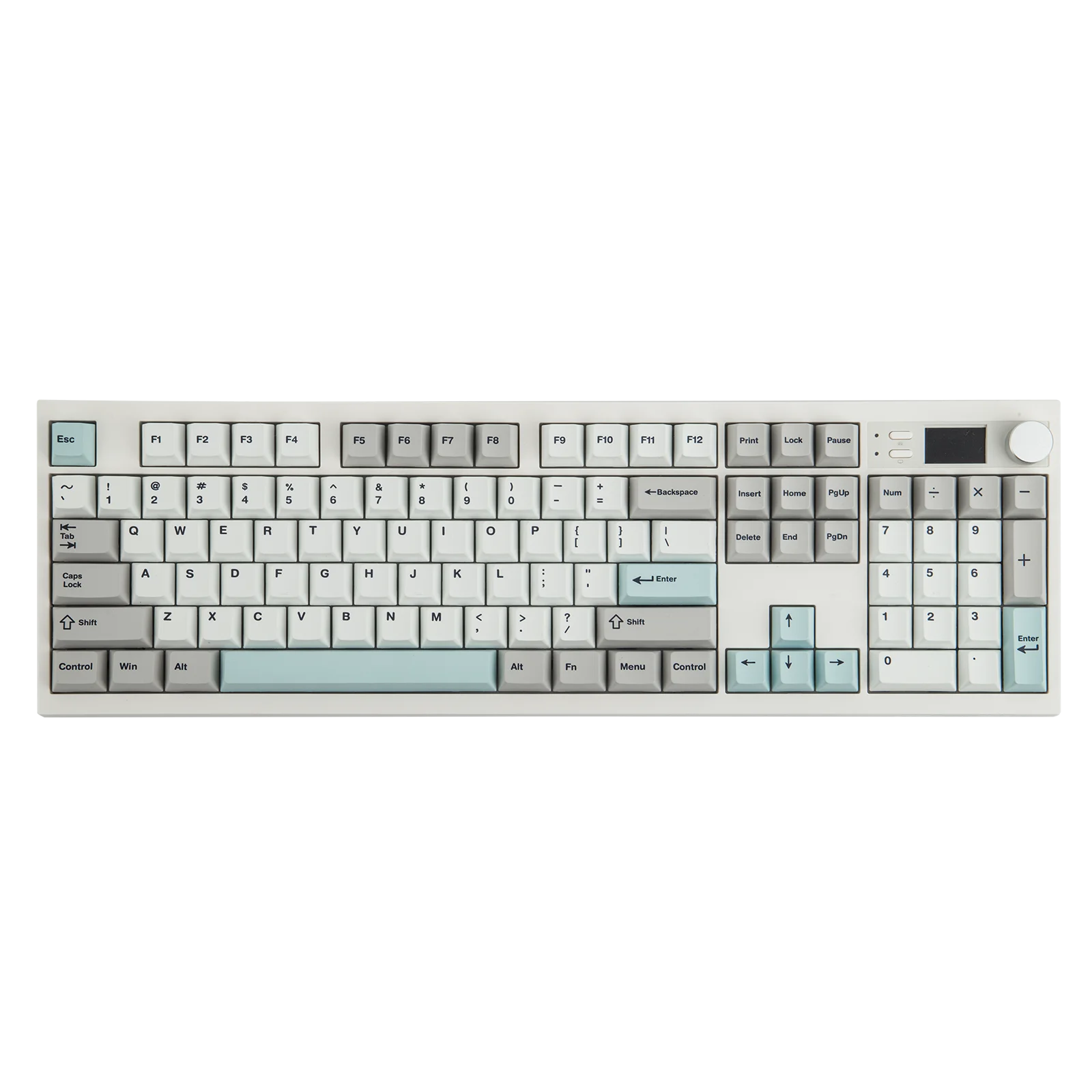 EPOMAKER QK108 100% Full-Sized Layout Wired/BT/2.4Ghz Wireless Mechanical Keyboard with QMK/VIA Custom & RGB Backlights