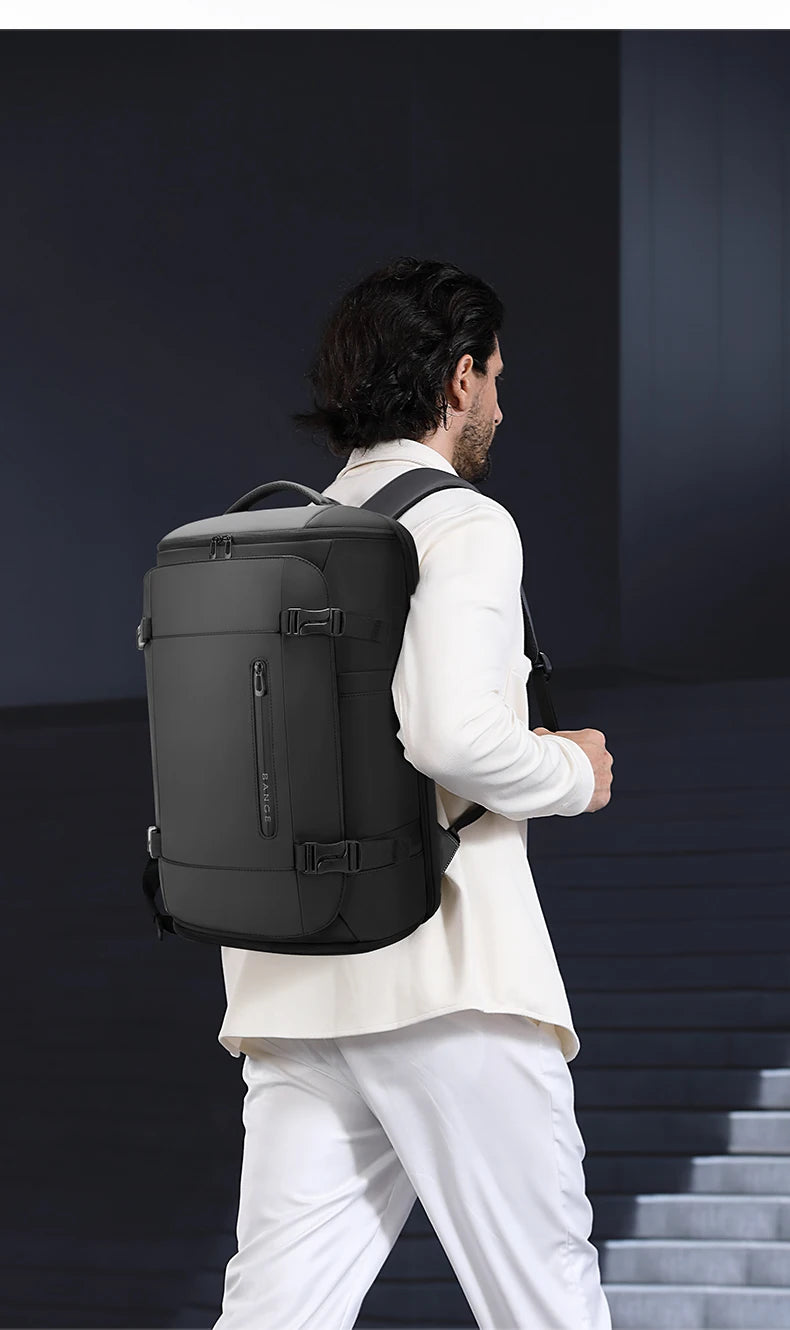 BANGE Carry On Backpack Cabin Bag Travel Backpack for Men Shoes Handle Luggage Leisure Laptop Backpack mochila para viaje cabina