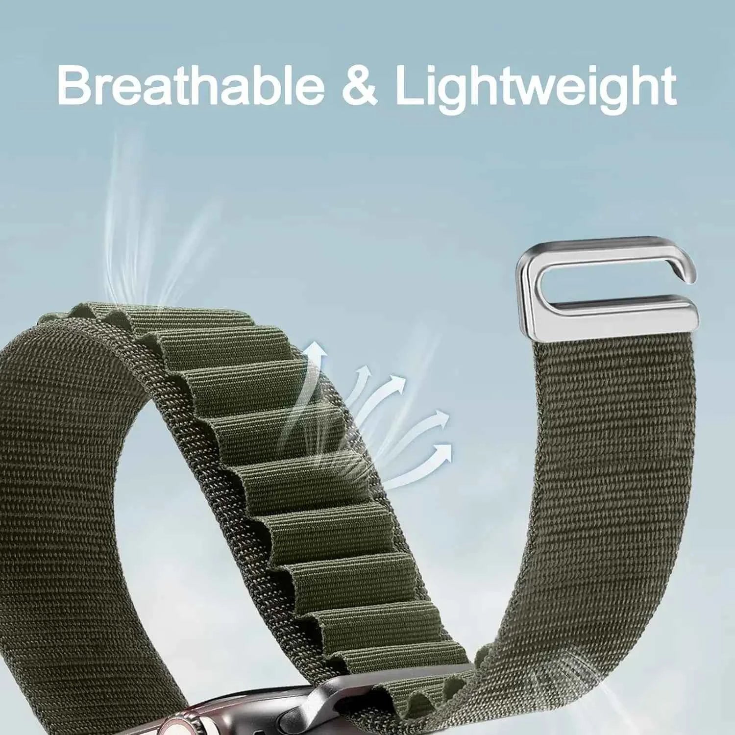 Alpine Loop Nylon Strap For Samsung Galaxy Watch 7 Ultra 47mm Band Sport Bracelet  Watchband For Samsung Galaxy Ultra 7 Bracelet