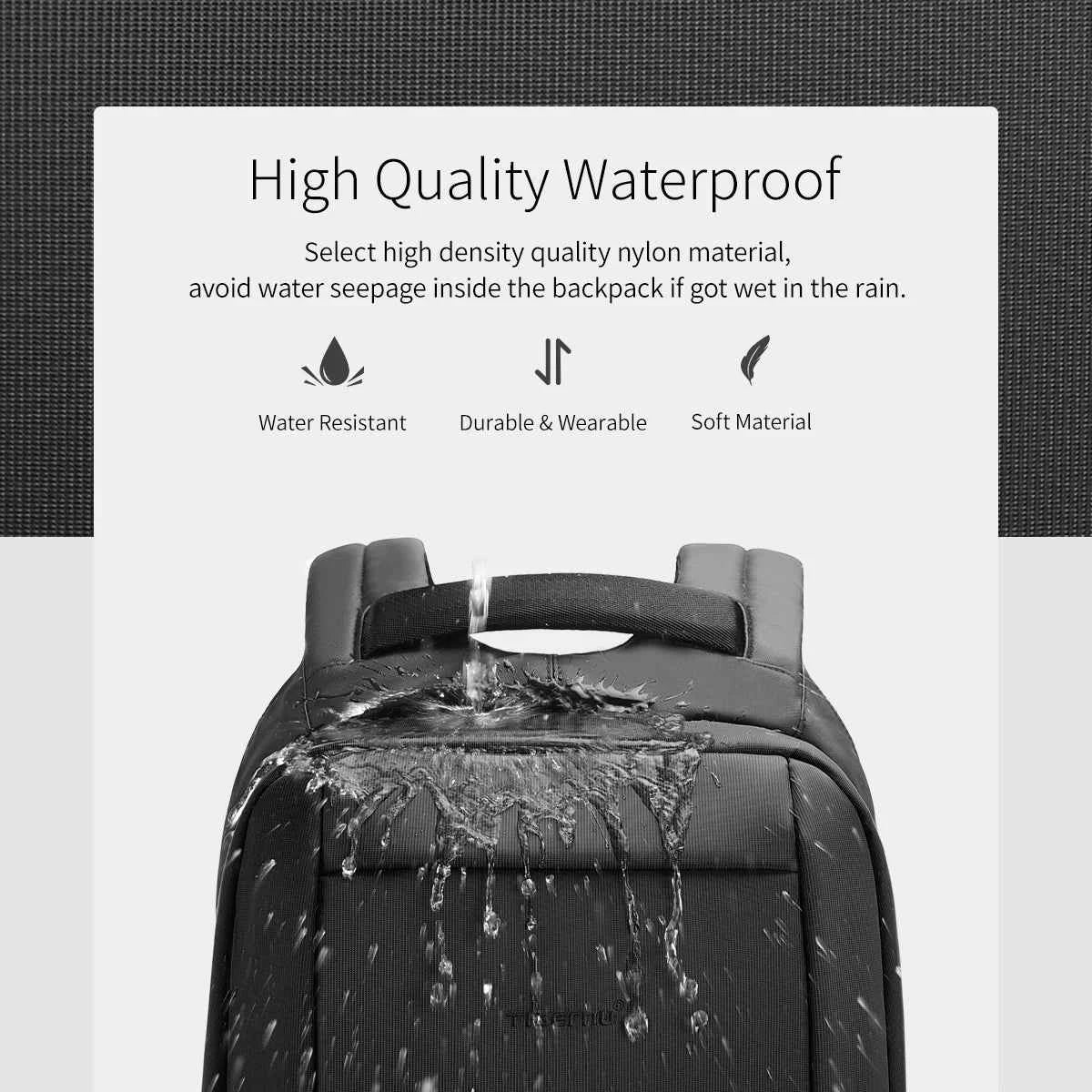 Tigernu Waterproof Anti Theft Female Mochila 15.6inch Laptop Backpack USB Backpacks Fashion Travel School Bag Backpack For Women