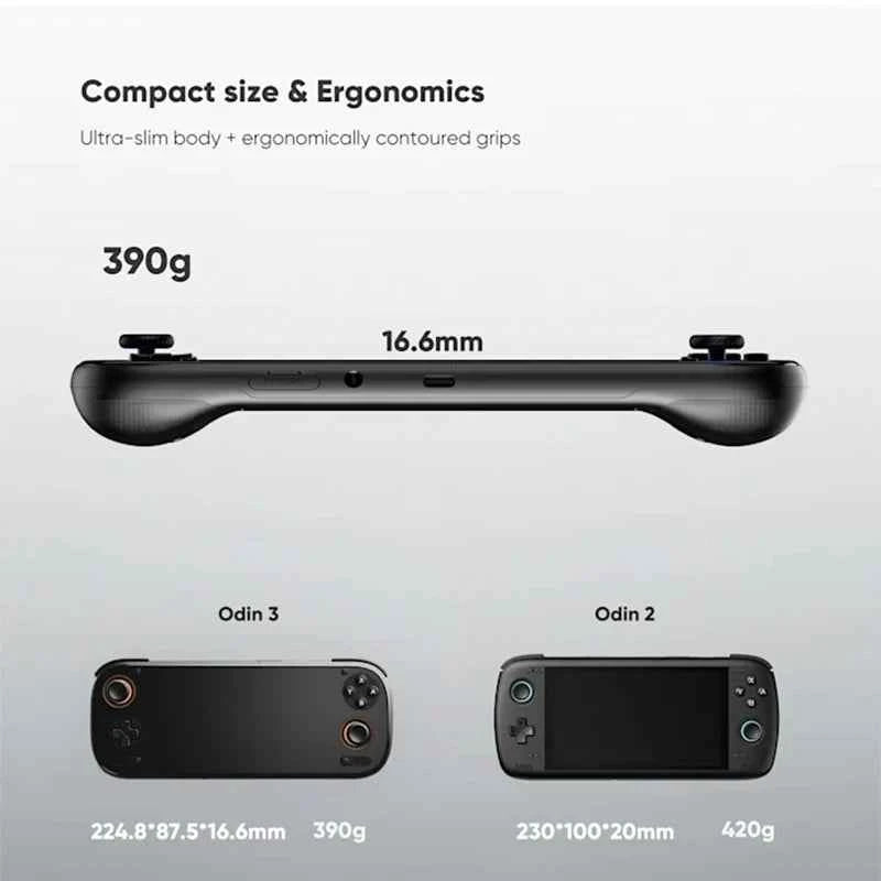 AYN Odin 3 Game Console 6'' 1080P 120Hz AMOLED Screen Handheld With 8000mAh Hall-Effect Joystick/Trigger Handheld Game Console