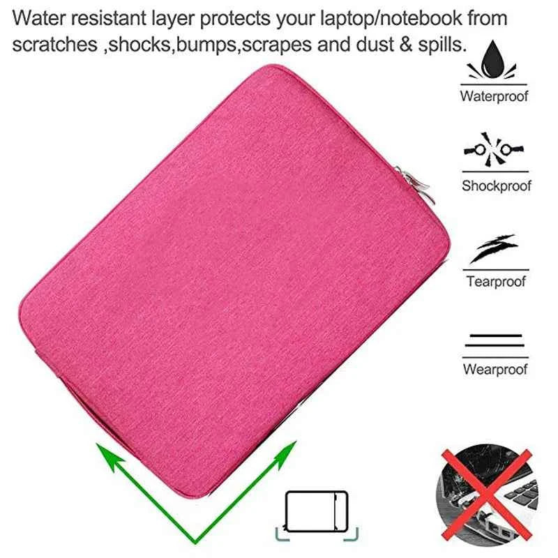 Laptop Sleeve Case for Surface Pro 9 10 11 12.4'' Waterproof Pouch Bag Cover Microsoft Surface Pro 7 4 3 5 6 go 1 2 3 4 10.5 Bag
