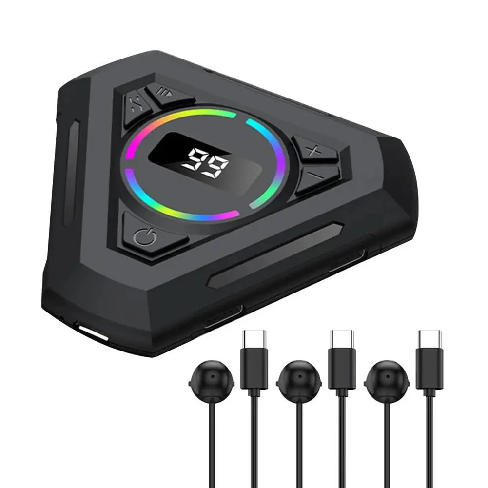 Automatic Clicker Tapper with Adjustable Speed – Silent Auto Click Device with Digital Display & RGB Light for Gaming, Shopping & Live Streaming