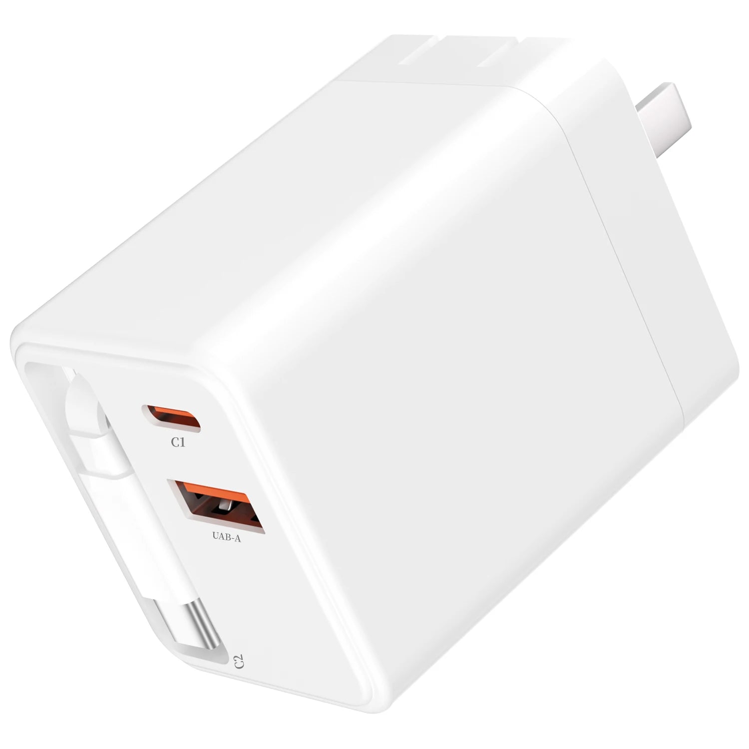 65W USB Type C Charger with Retractable Cable PD Fast Charging For Most Mobile Phones,Laptop