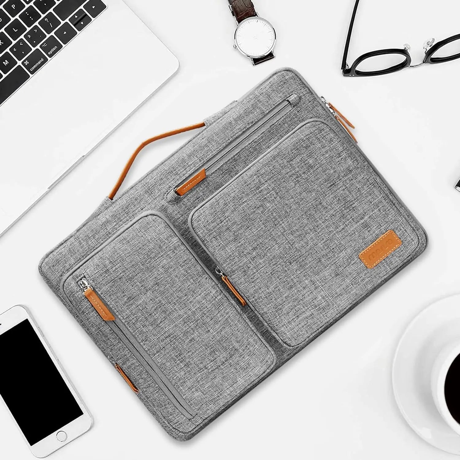 360° Protective Laptop Sleeve Case for MacBook Pro/Air 13–16 Inch – Shockproof Notebook Briefcase for HP, Dell, Lenovo, Acer