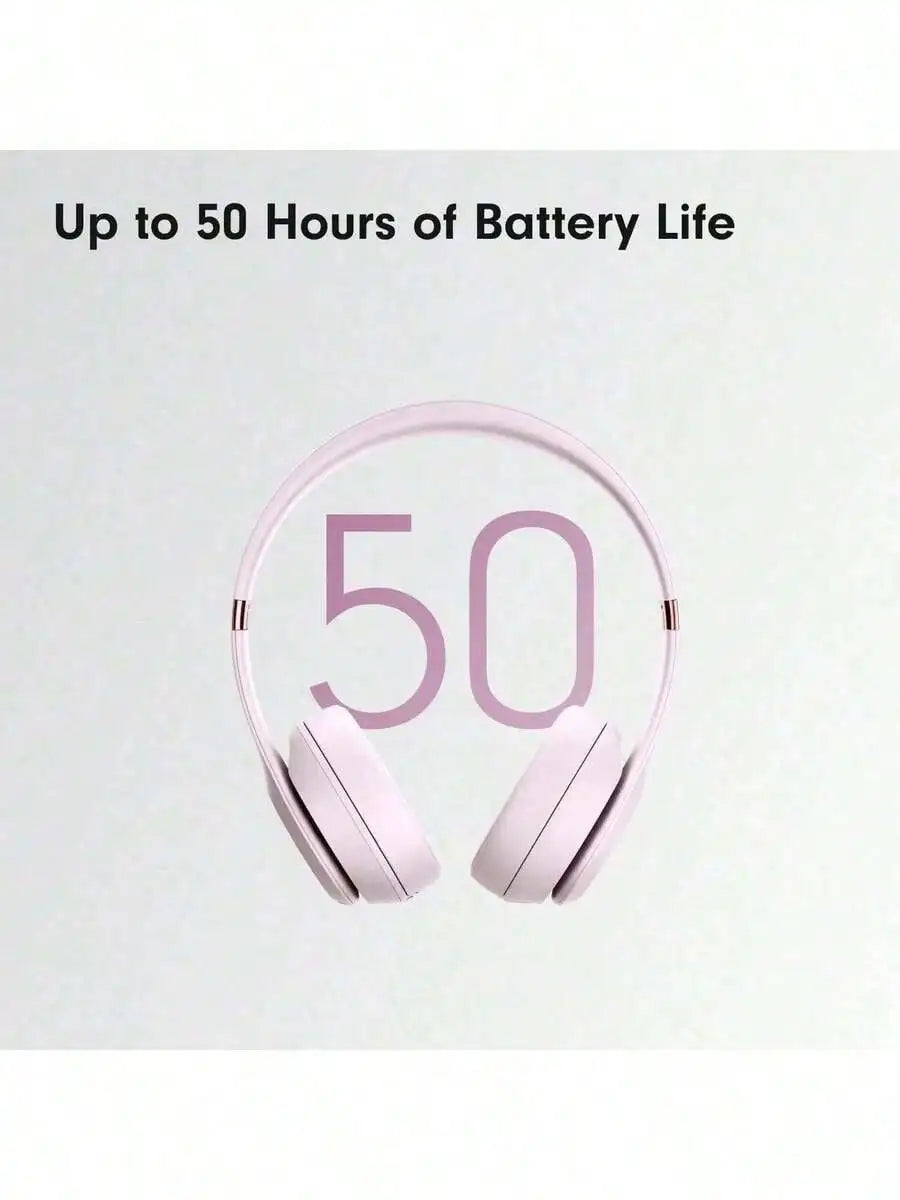 Wireless On-Ear Headphones, ANC Active Noise Cancellation, 50 Hours Long Battery Life, Compatible with Android Devices
