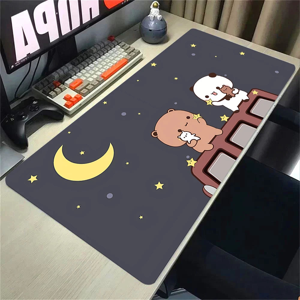 Bubu Dudu Gamer Deskmat Xxl Mouse Pad Anime Computer Table Mat Pc Gaming Accessories Mousepad Large Mats Office Mause Pads Setup