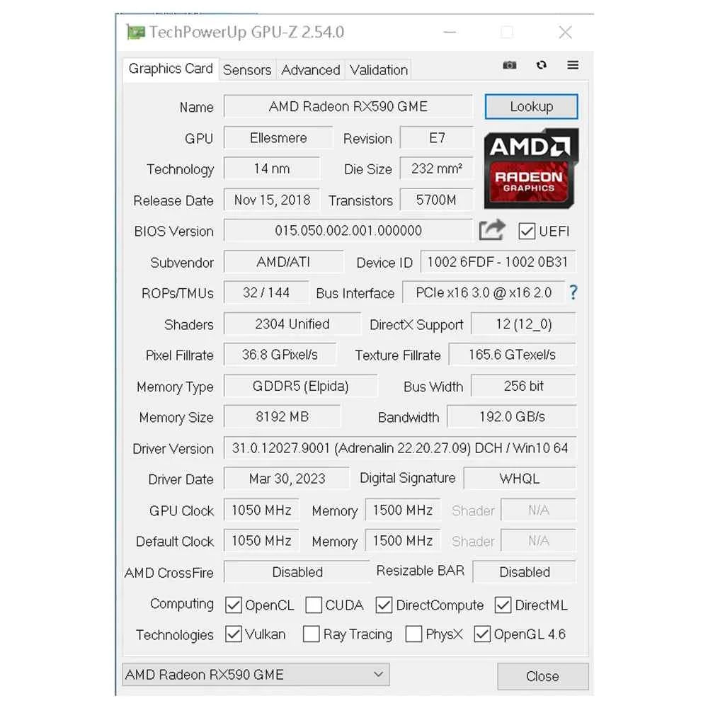 SOYO AMD RX 590 8GB Placa De Video Gaming Graphics Card GDDR5 256Bit PCI Express 3.0 ×16 6Pin Radeon GPU rx590 Series