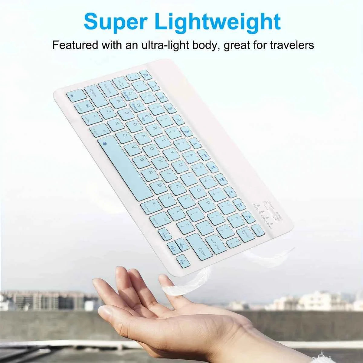 Bluetooth-compatible Keyboard and Mouse For iPad Xiaomi Tablet Mini Wireless Rechargeable Keyboard For Android IOS Windows