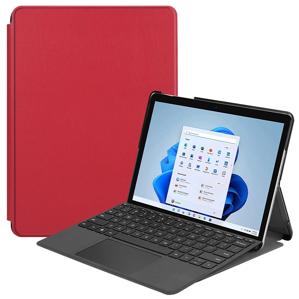 Smart Tablet Case Universal for Microsoft Surface Go 1 2 3 4 10.5 inch Filp Stand Cover Luxury PU Leather Auto Sleep Cute Funda