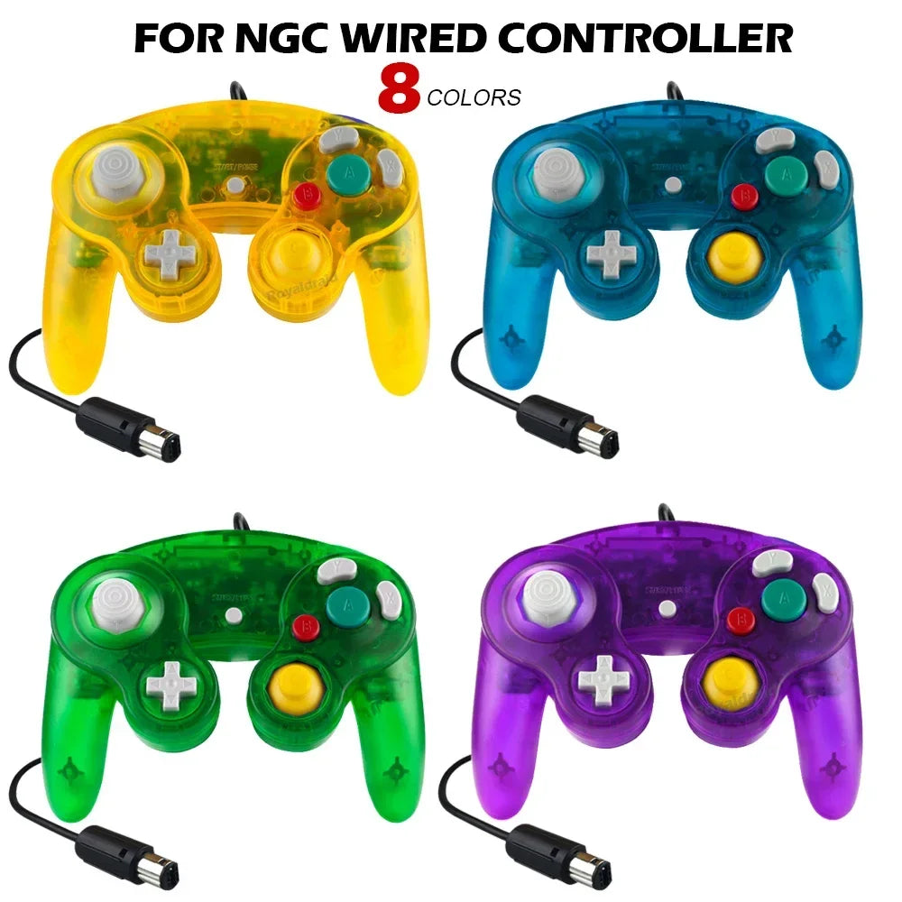 Multi-Colors Wired Gamepad For NGC Console Joypad Controller For GameCube NGC Classic Joystick Retro Game Console Gamepad Access