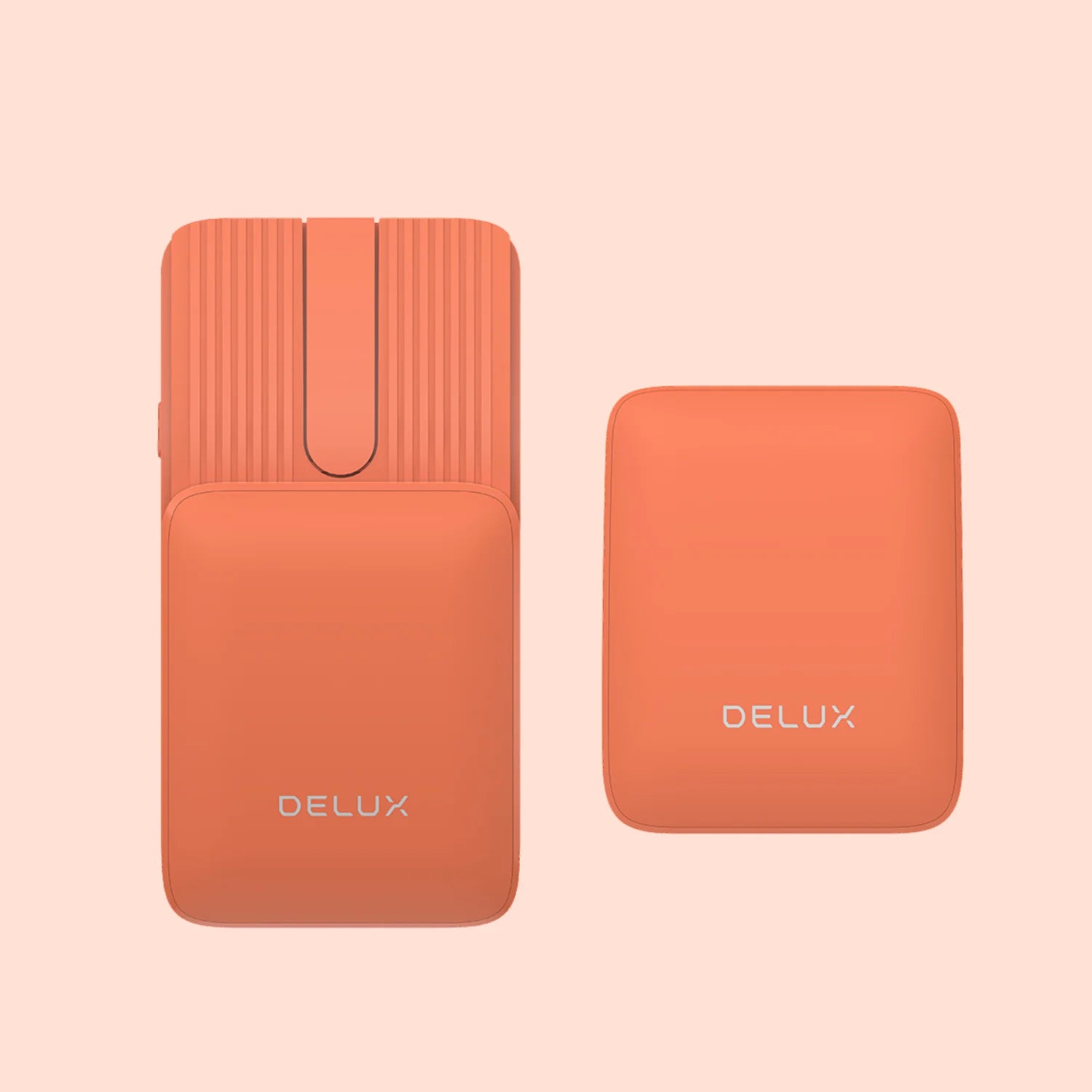 Delux Folding Keyboard Mouse Set Wireless Ultra Slim Portable Silent Kit Multi-Device Support For Windows Android IOS System