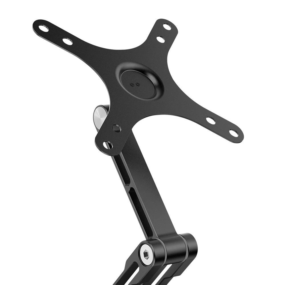 UPERFECT VESA Monitor Desk Mount Single Monitor Stands Freestanding Fits 10'' to 18.5'' Computer Screen With Height Adjustable