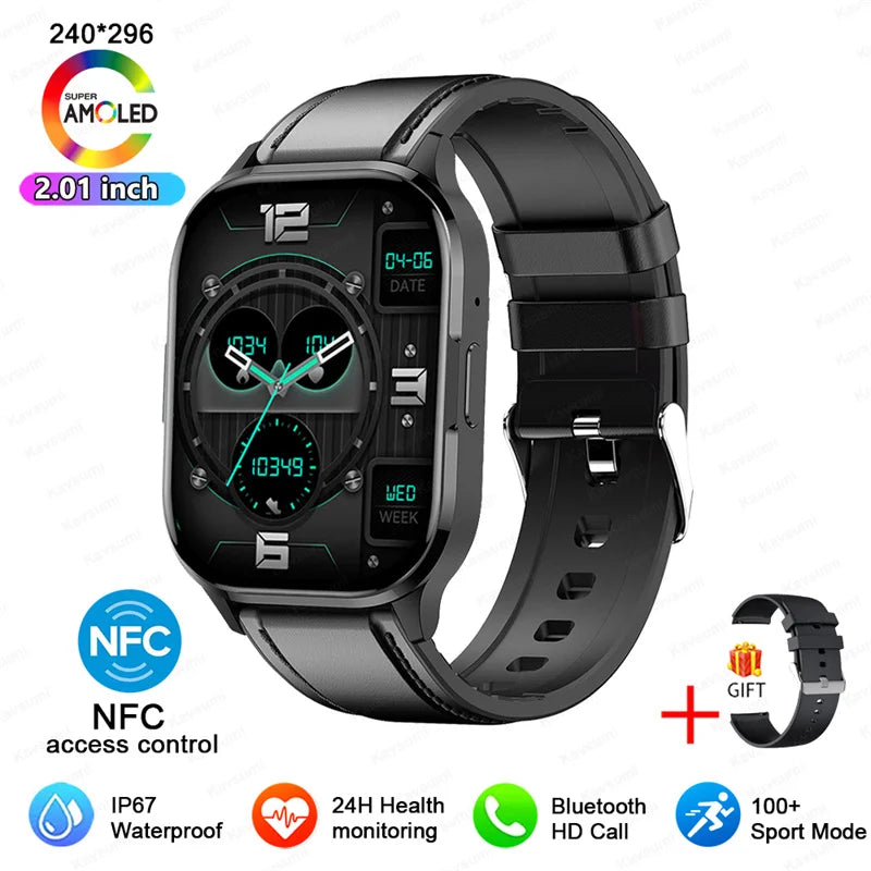 Ultra Thin Smart Watch Man Women Screen Always Display Time Sports Bracelet Bluetooth Call Fashion Smartwatch Health Custom dial