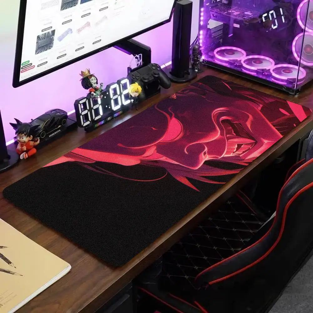 Mask anime girl Mouse Pad Large Computer Office Game Table Mats XXL Rubber Anti-slip Gaming Keyboard Mousepads Long Desk Pads
