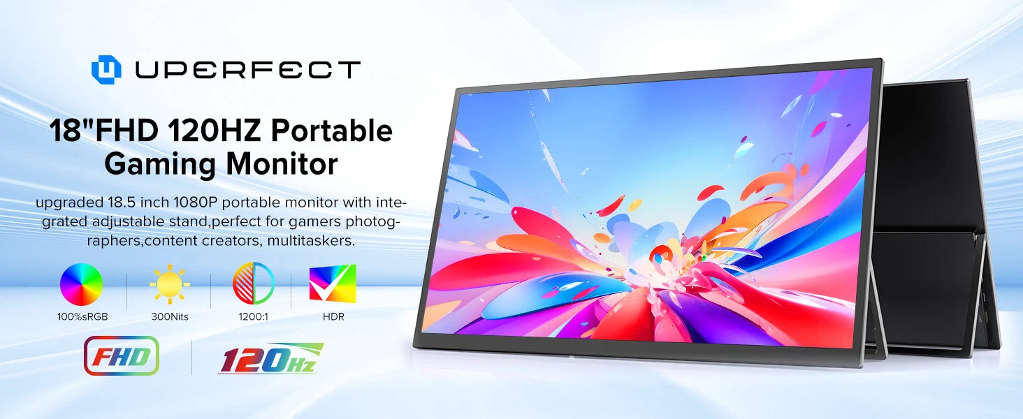 UPERFECT 120Hz Portable Monitor 18.5