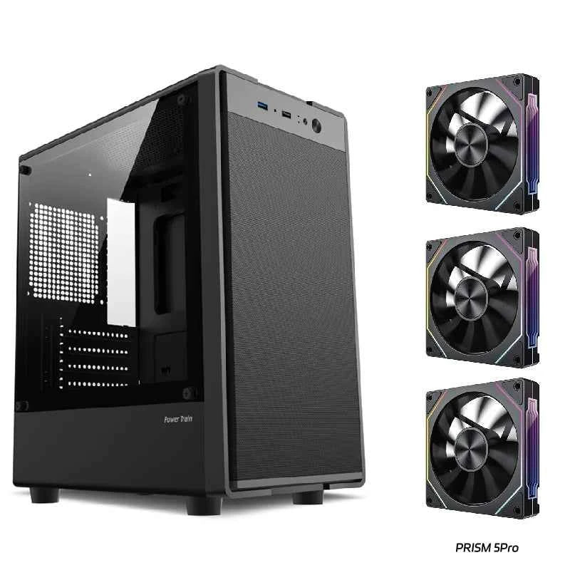 Power Train Flying PC gaming case E-sports case MATX USB3.0 Support SFX/ATX power supply Iron net heat dissipation Computer Case