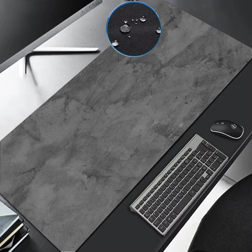 900x400 Gray Textured Tarpaulin Mouse Pad Waterproof Mat Gaming Accessories Control MousePad Gamer Water Proof Cloth Desk Mat