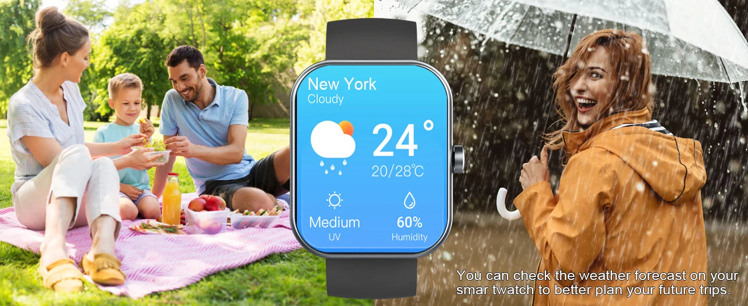Smart Watch(Answer/Make Calls), 1.96