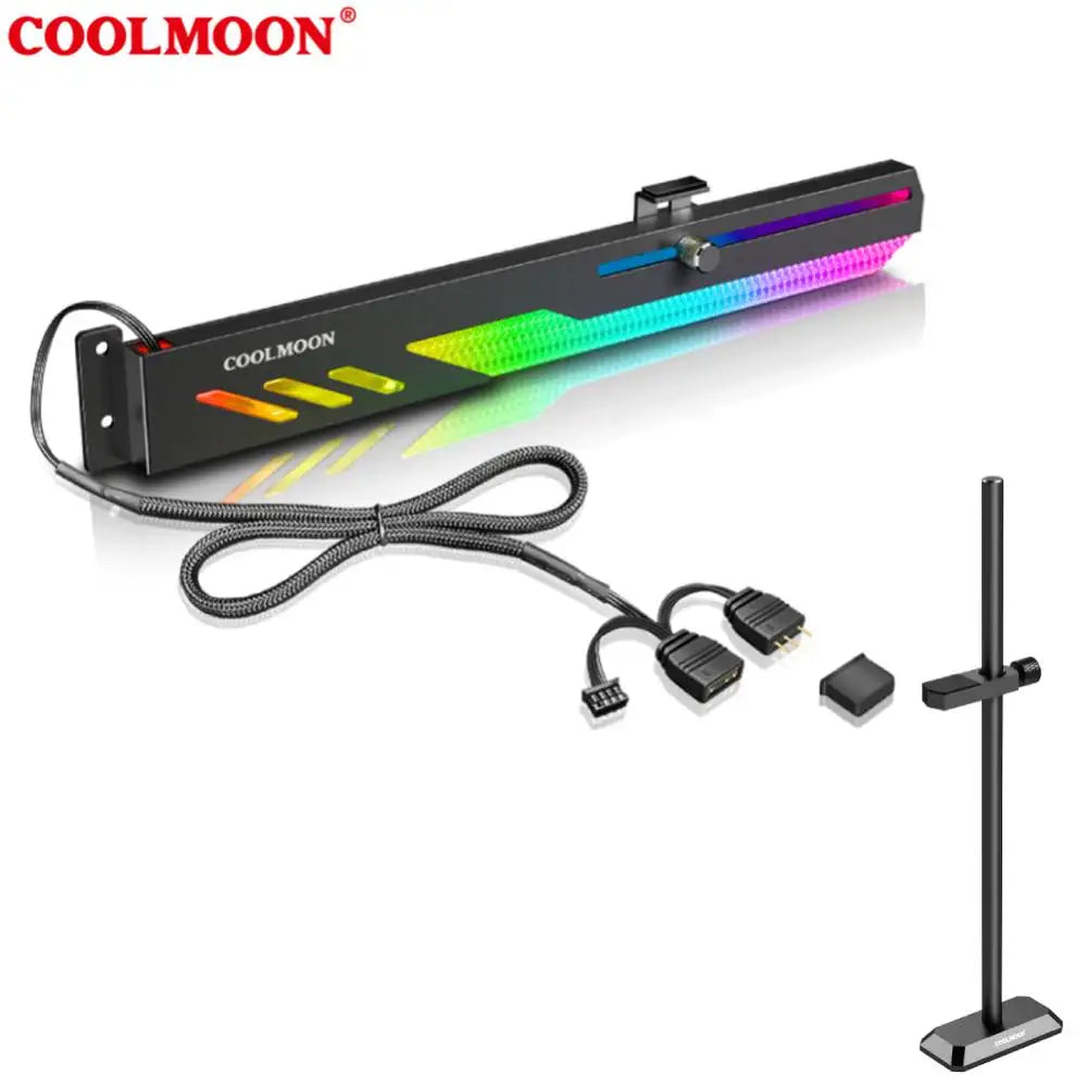 Customized Video Card Stand GT8 Horizontal Graphics Card Bracket 5V 3Pin ARGB GPU VGA Holder Desktop PC Case DIY Accessories