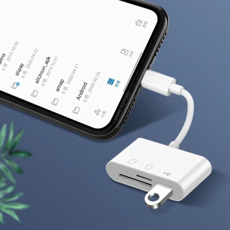 Type-C 3-in-1 Card Reader