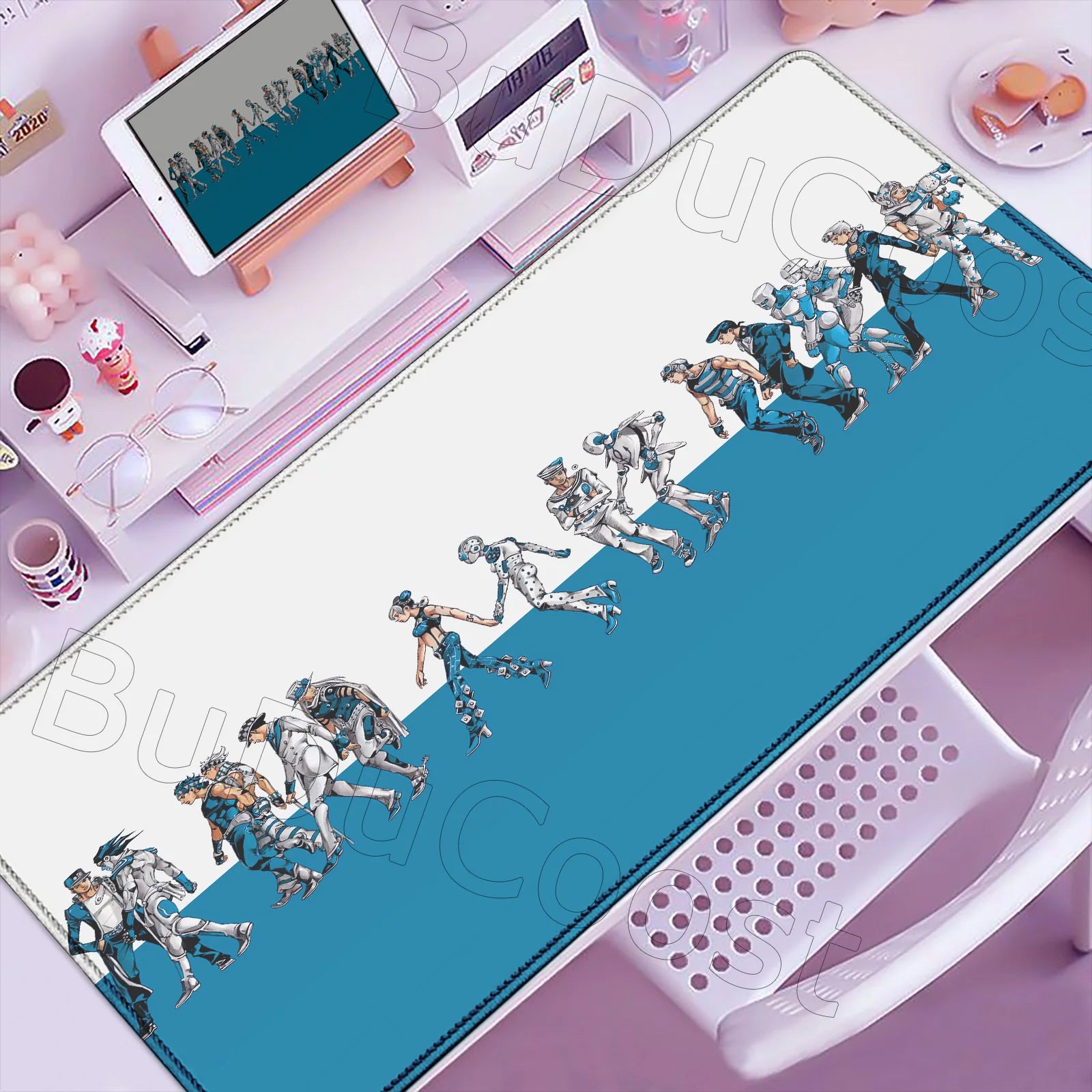 HD J-Jojo B-Bizarre A-Adventure Mouse Pad Gaming 900×400mm Mousepad Xxl Mouse Mat Offices Accessories Keyboard Pad Computer Desk