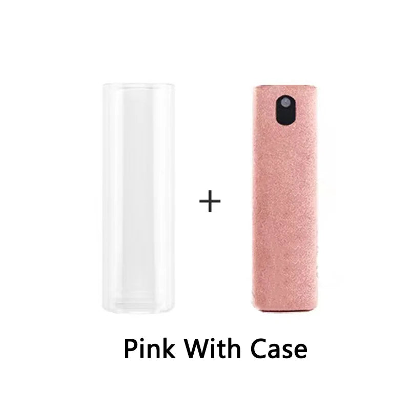 2In1 Mobile Phone Screen Cleaner Spray Bottle Set Computer PC Microfiber Cloth Wipe for iPhone iPad Macbook Screen Cleaning Tool