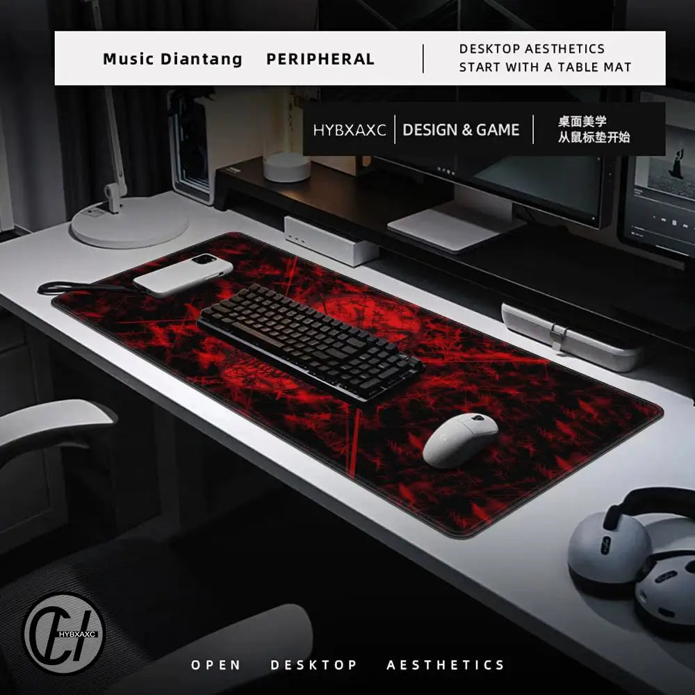 1 pc Red Skeleton skull Gaming Mouse Pad Large Computer Mousepad PC Gamer Mause Mat Laptop Office Mausepad Keyboard Mat Desk Pad