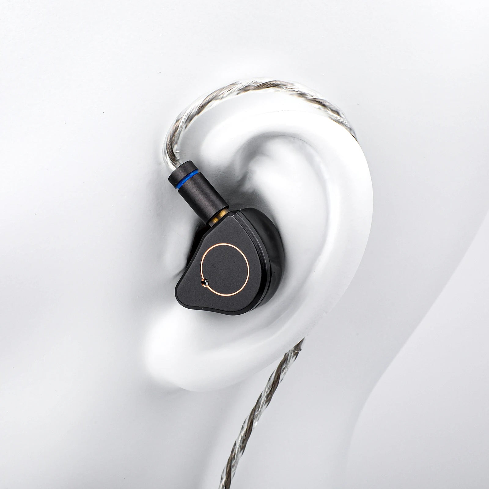 SIMGOT SuperMix 4 1DD+1BA+1Planar +1PZT Hybrid Drivers HiFi Earphone Wired with Oxygen-Free Copper Silver-Plated Cable