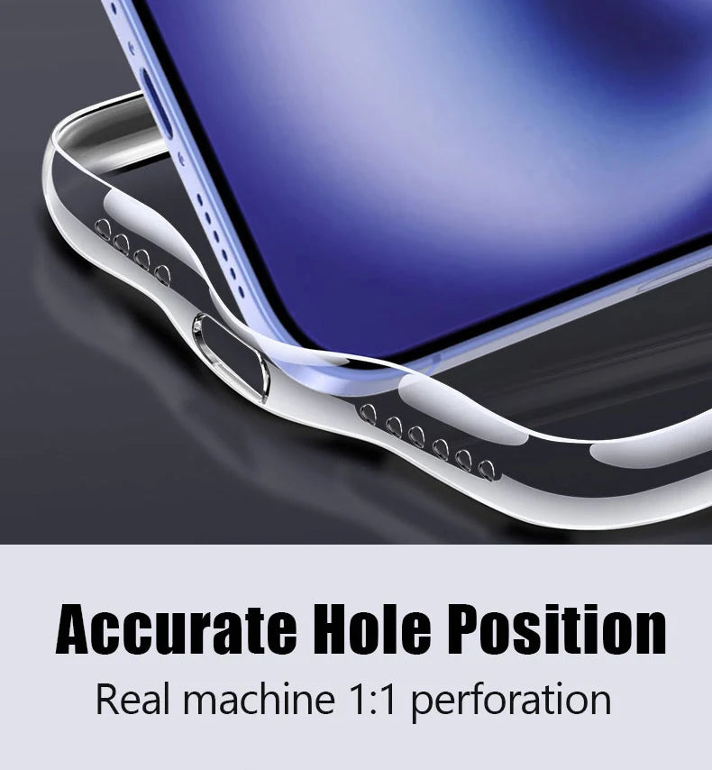 Clear Silicone Phone Case For iPhone 17 16 Pro Max 17 Air 16E Soft Back Cover For iPhone 15 14 11 12 13 Pro Max Mini Plus Case