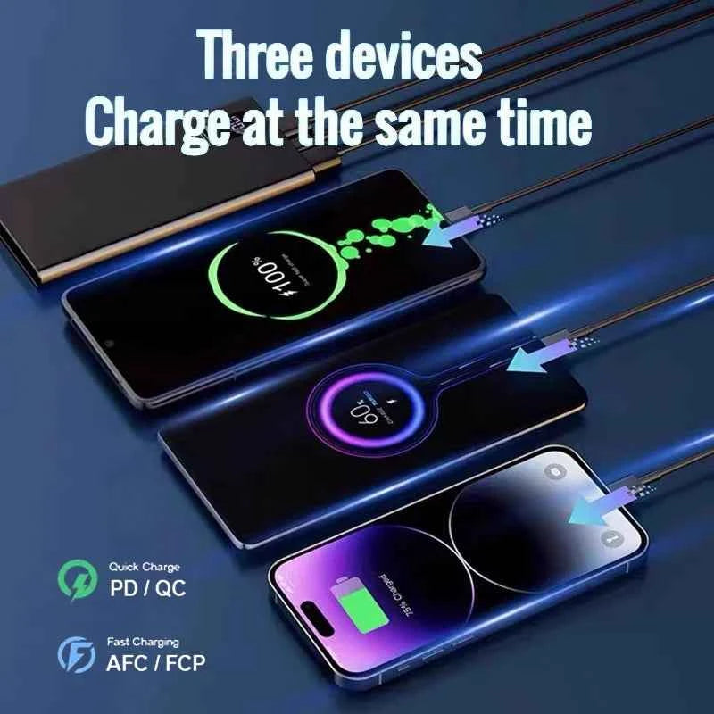 For Xiaomi Original 500000mAh Powerbank External Spare Battery Portable Charger For iPhone Samsung Super Fast Charging PowerBank