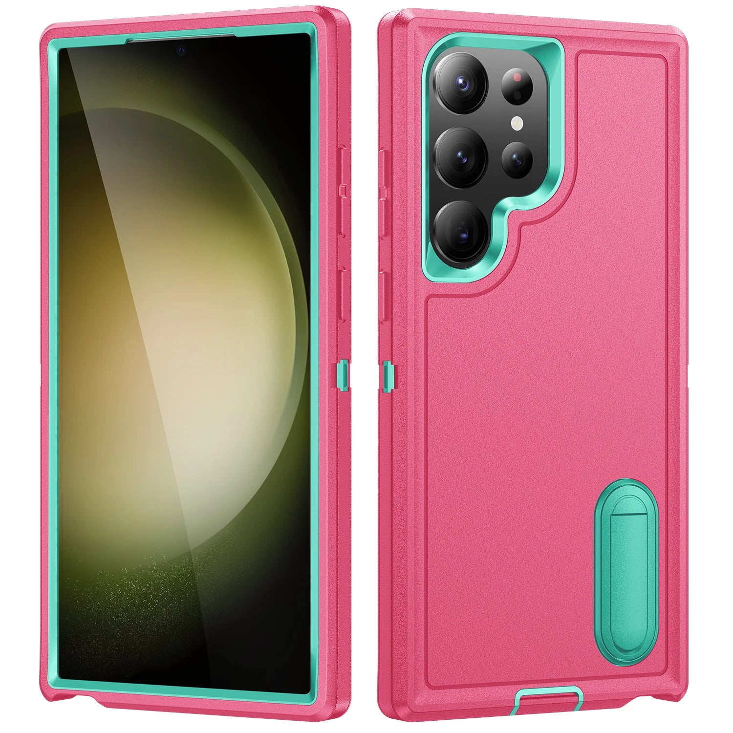 Military grade three-layer protective bracket phone case suitable for Samsung GalaxyS26 S25 S24 S23 Ultra A13 A14 A27 A37 Cover