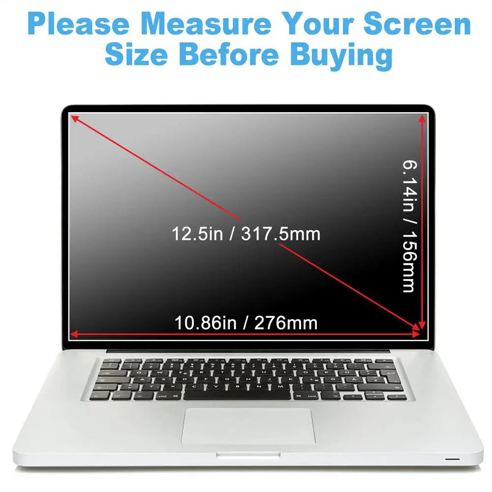 Privacy Screen for Laptop Computer Screen Privacy Shield Removable Anti-Scratch Protector Film for Computer Monitor and Laptop