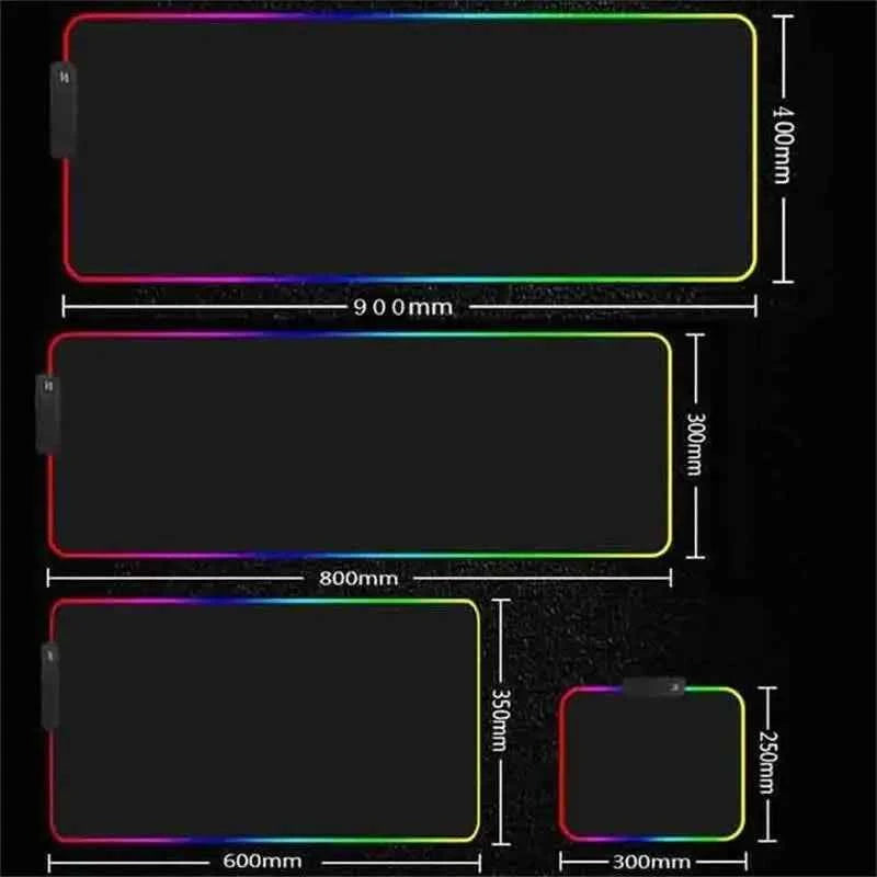 Universe RGB Gaming Mousepad Space Mouse Mats LED Large Gamer Backlit Mousepads XXL Keyboard Pads Luminous Deskmat Mouse Pad