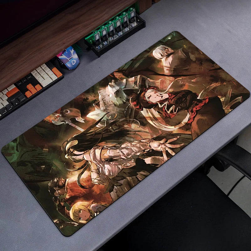 Overlord Mouse Mats Mousepad Large Anime Gaming Accessories Mause Pad Kawaii Carpet Cabinet Keyboard Deskmat коврик для мыши