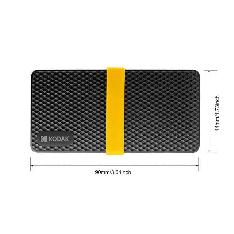 Kodak X200 Portable External SSD (USB 3.1 Type-C, 450MB/s, 1.8