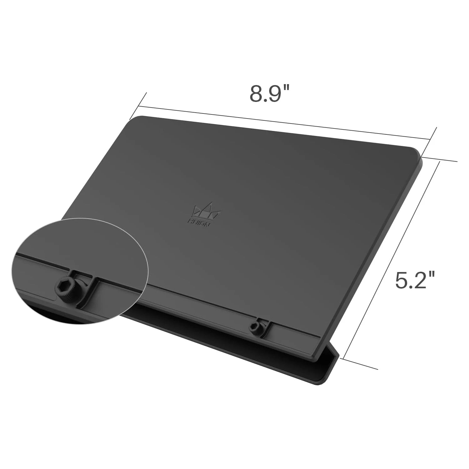 Huion Keyboard Holder 8.9 X 5.2 Inch Easy Install Keyboard Stand, Set on Kamvas Pro 24(4K) Kamvas Pro 27